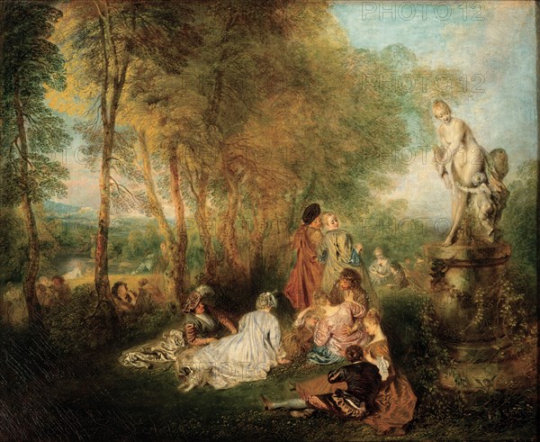 The Feast of Love, ca. 1718-1719. Artist: Watteau, Jean Antoine (1684-1721)