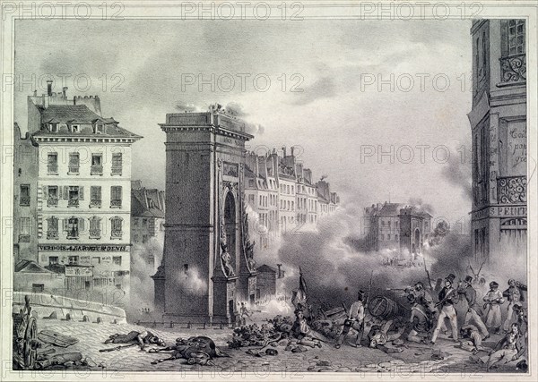 Paris. The July Revolution of 1830, 1830. Artist: Anonymous