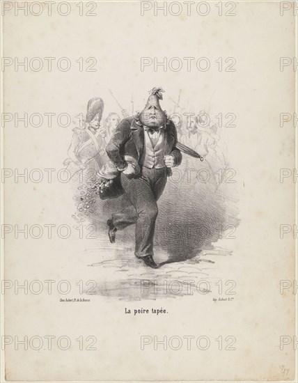 La Poire Tapée, ca 1848. Artist: Anonymous