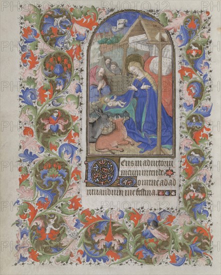 Nativity (Book of Hours), 1440-1460. Artist: Bedford Master (active 1405-1465)