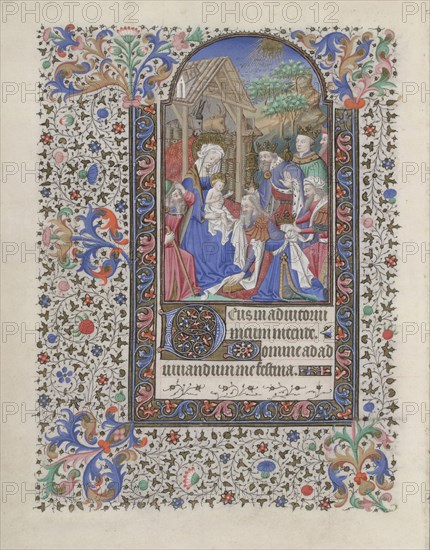 The Adoration of the Magi (Book of Hours), 1440-1460. Artist: Bedford Master (active 1405-1465)