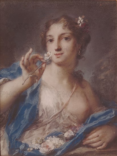 Spring, 1720s. Artist: Carriera, Rosalba Giovanna (1657-1757)