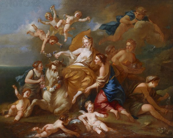 The Rape of Europa. Artist: Cazes, Pierre-Jacques (1676-1754)