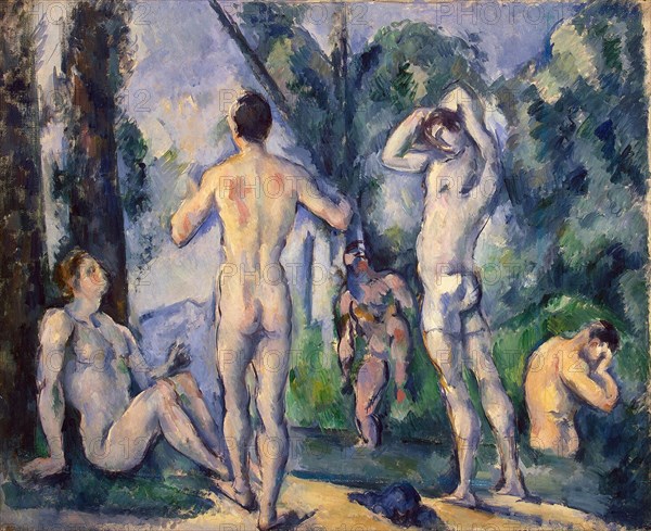 Bathers, c. 1890. Artist: Cézanne, Paul (1839-1906)