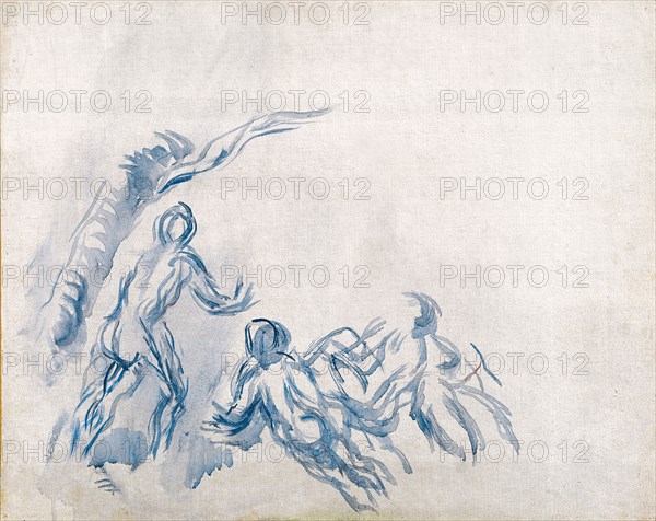 Bathers (Baigneuses), 1904-1906. Artist: Cézanne, Paul (1839-1906)