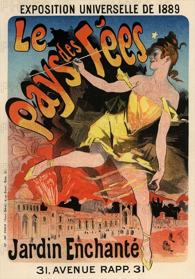 Le Pays des Fees (Poster), 1889. Artist: Chéret, Jules (1836-1932)