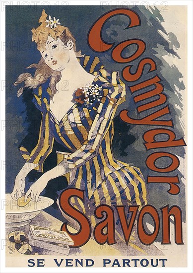 Cosmydor Savon, 1891. Artist: Chéret, Jules (1836-1932)