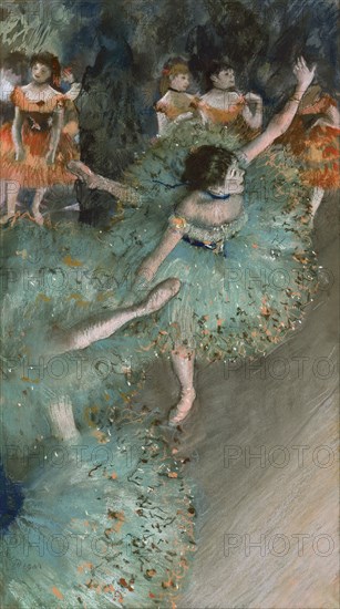 Swaying Dancer (Dancer in Green), 1877-1878. Artist: Degas, Edgar (1834-1917)