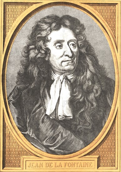 Jean de La Fontaine (1621-1695). Artist: Doré, Gustave (1832-1883)