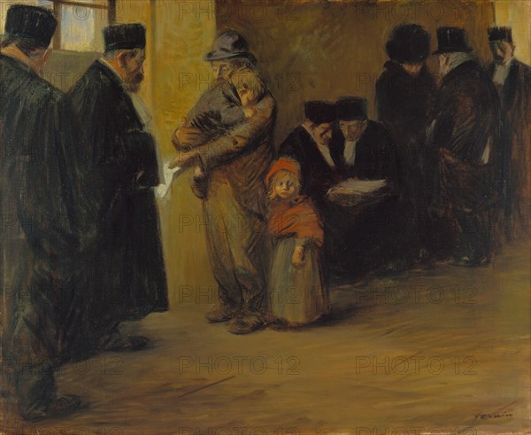Legal Assistance, 1900s-1910s. Artist: Forain, Jean-Louis (1852-1931)