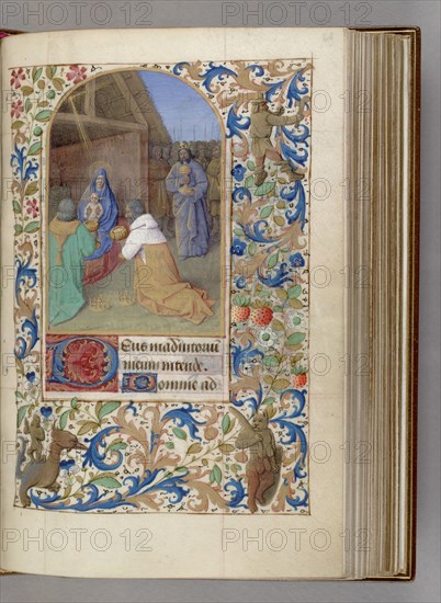 The Adoration of the Magi (Book of Hours), 1450-1499. Artist: Fouquet, Jean (workshop)