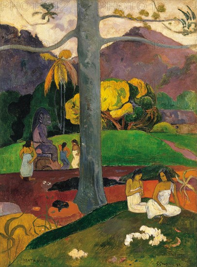 Mata Mua (In Olden Times), 1892. Artist: Gauguin, Paul Eugéne Henri (1848-1903)