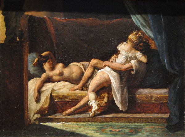 Three Lovers (L'Amour à trois), 1818-1820. Artist: Géricault, Théodore (1791-1824)