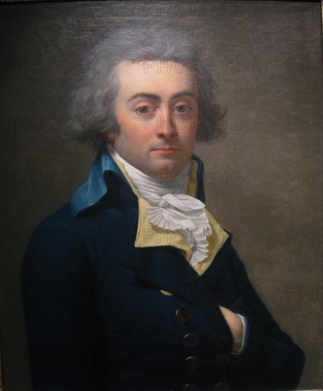 Portrait of Marie-Jean Hérault de Séchelles (1759-1794), Second Half of the 18th cen.. Artist: Laneuville, Jean-Louis (1748-1826)