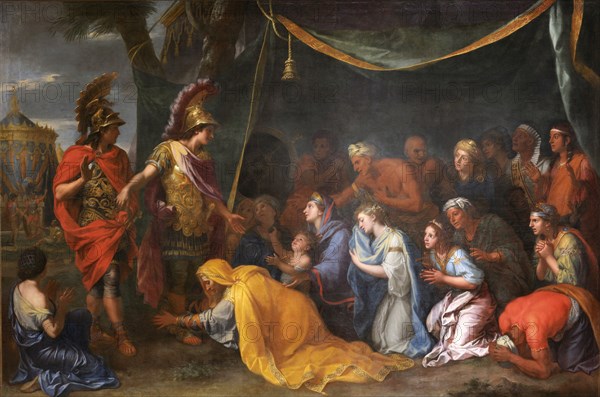 The Queens of Persia at the feet of Alexander (The Tent of Darius), 1661. Artist: Le Brun, Charles (1619-1690)