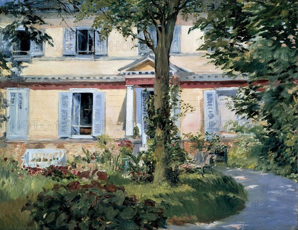 The House at Rueil, 1882. Artist: Manet, Édouard (1832-1883)