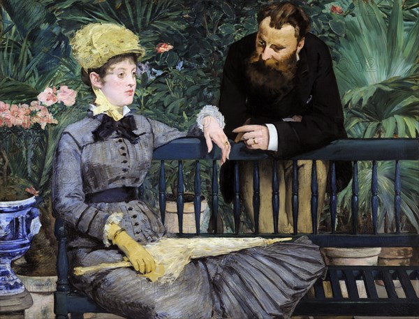 In the Winter Garden, 1879. Artist: Manet, Édouard (1832-1883)