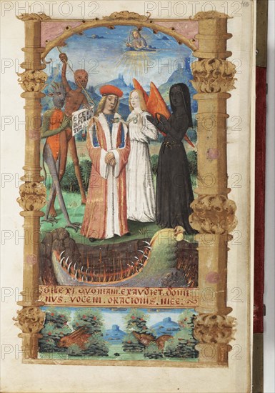 Allegory of Death (Book of Hours), c. 1510. Artist: Master of Jacques de Besançon (active 1500-1515)