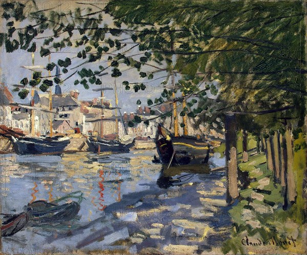 Seine at Rouen, 1872. Artist: Monet, Claude (1840-1926)