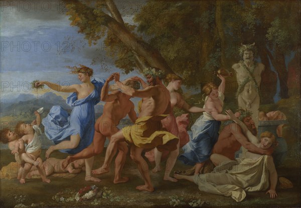 A Bacchanalian Revel before a Herm, 1632. Artist: Poussin, Nicolas (1594-1665)