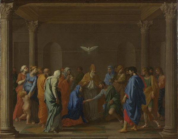 Seven Sacraments: Marriage, ca 1637-1640. Artist: Poussin, Nicolas (1594-1665)