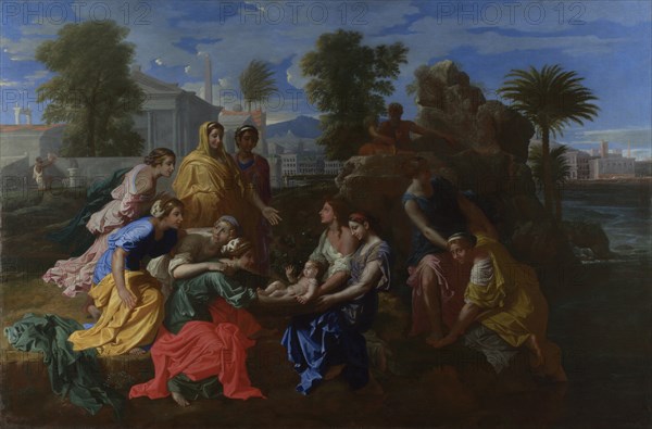 The Finding of Moses, 1651. Artist: Poussin, Nicolas (1594-1665)