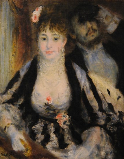La Loge (The Theatre Box), 1874. Artist: Renoir, Pierre Auguste (1841-1919)