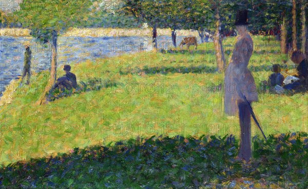 Study for La Grande Jatte, 1884-1885. Artist: Seurat, George Pierre (1859-1891)