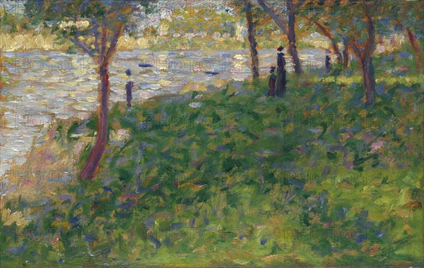 Study for La Grande Jatte, 1884-1885. Artist: Seurat, George Pierre (1859-1891)