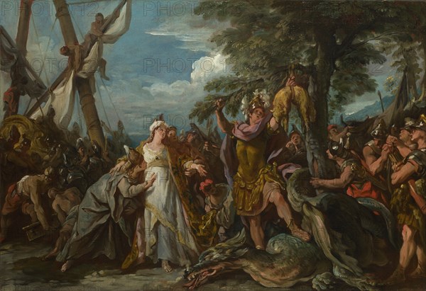 The Capture of the Golden Fleece, 1743. Artist: Troy, Jean-François de (1679-1752)