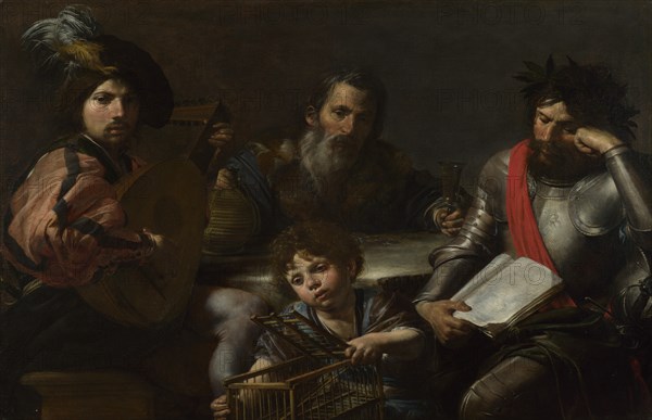 The Four Ages of Man, c. 1629. Artist: Valentin de Boullogne (1591-1632)