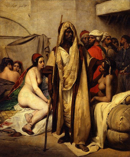 The Slave Market, 1836. Artist: Vernet, Horace (1789-1863)