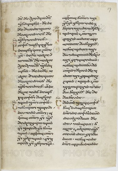 Illuminated manuscript of the Georgian-language Gospels, Between 1201 and 1300. Artist: Anonymous master