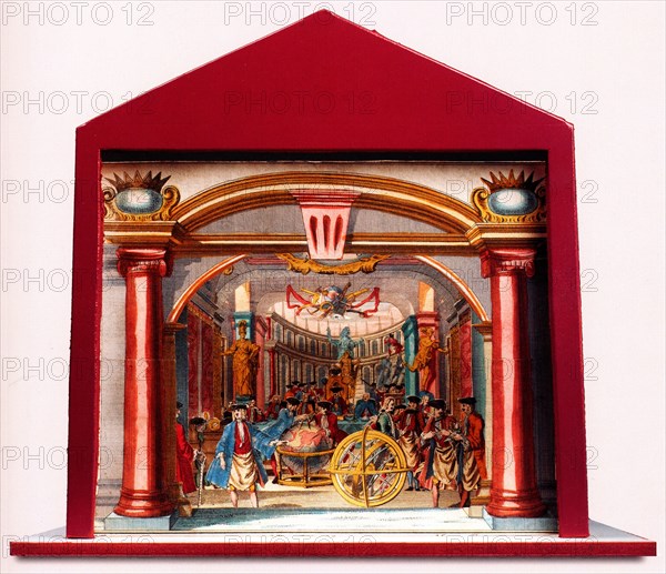 Diorama: Masonic Germany (The Temple of Masonic Treasures), 1750. Artist: Anonymous