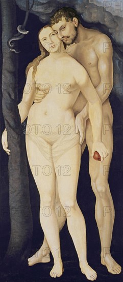 Adam and Eve, 1531. Artist: Baldung, Hans (1484-1545)