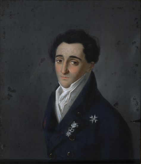 Portrait of Christofor Ekimovich Abamelik-Lazarev (1789-1871), 1820. Artist: Bardou, Karl Wilhelm (1750s-after 1842)