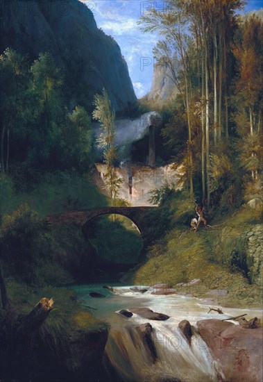 Gorge near Amalfi, 1831. Artist: Blechen, Carl (1798-1840)