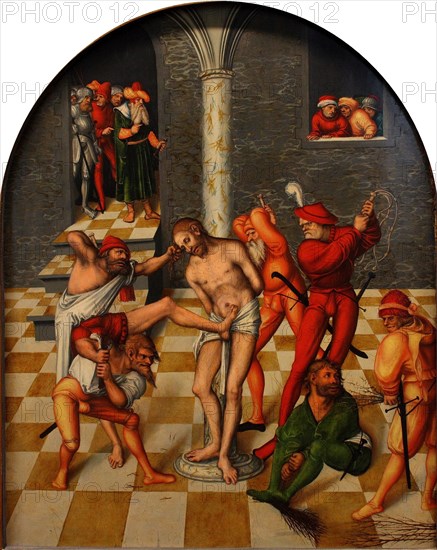 The Flagellation of Christ, 1538. Artist: Cranach, Lucas, the Elder (1472-1553)