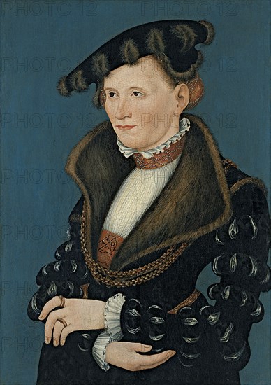 Portrait of a Woman, 1539. Artist: Cranach, Lucas, the Younger (1515-1586)