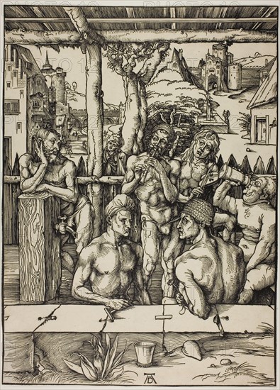 The Men?s Bath, c. 1496. Artist: Dürer, Albrecht (1471-1528)