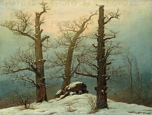 Cairn in Snow, 1807. Artist: Friedrich, Caspar David (1774-1840)