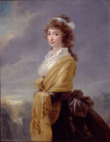 Portrait of Countess Elisabeth von Thun-Hohenstein (1764-1806), 1787. Artist: Füger, Heinrich Friedrich (1751-1818)