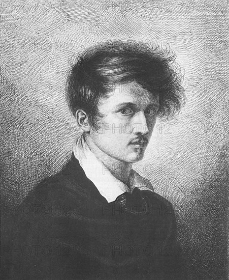 Self-portrait, 1813. Artist: Grimm, Ludwig Emil (1790-1863)