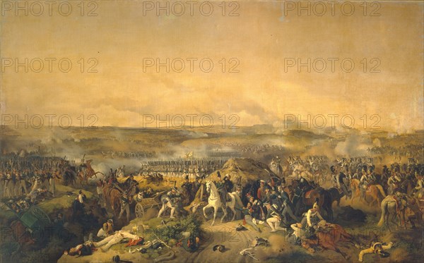 The Battle of Borodino on August 26, 1812, 1843. Artist: Hess, Peter von (1792?1871)