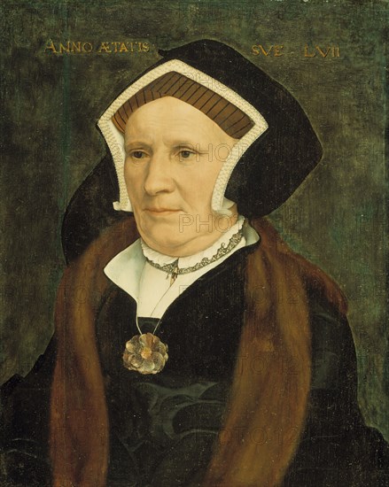 Portrait of Lady Margaret Butts, 1543. Artist: Holbein, Hans, the Younger (1497-1543)