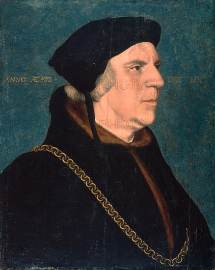 Portrait of Sir William Butts, 1543. Artist: Holbein, Hans, the Younger (1497-1543)