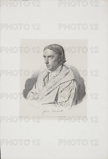 Johann Friedrich Overbeck (1789-1869), 1837. Artist: Küchler, Carl (1807-1843)