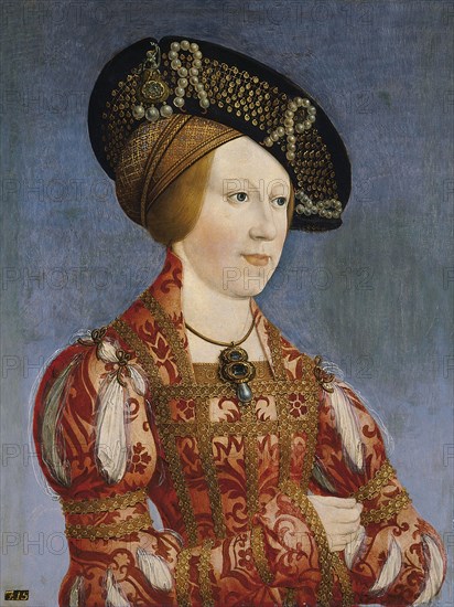 Anna of Bohemia and Hungary (1503-1547), 1519. Artist: Maler zu Schwaz (1480/88-1526/29)