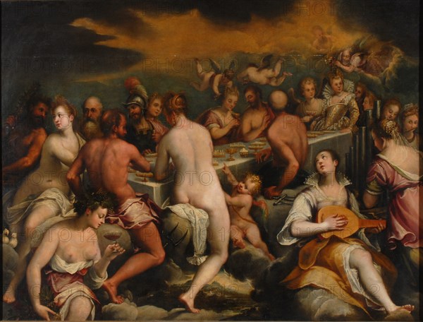 The Feast of the Gods. Artist: Rottenhammer, Johann (Hans), the Elder (1564-1625)