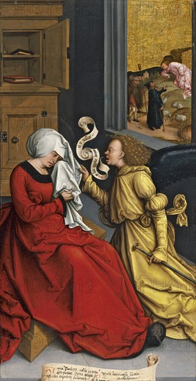 The Annunciation to Saint Anne, ca. 1505-1510. Artist: Strigel, Bernhard (ca 1460-1528)